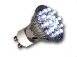 GU10-15LED 220V YELLOW, Светодиодная лампа 1.3Вт, цоколь GU10